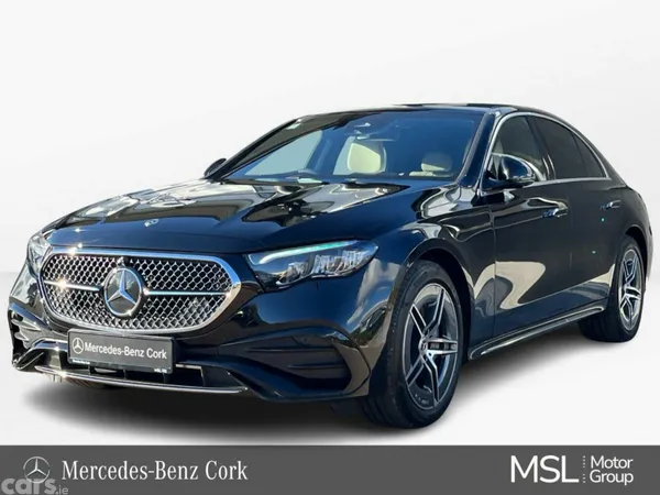 Mercedes-Benz E-Class Saloon, Diesel Plug-in Hybrid, 2026, Black
