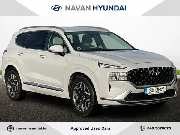 Hyundai Santa Fe SUV, Petrol Plug-in Hybrid, 2023, White