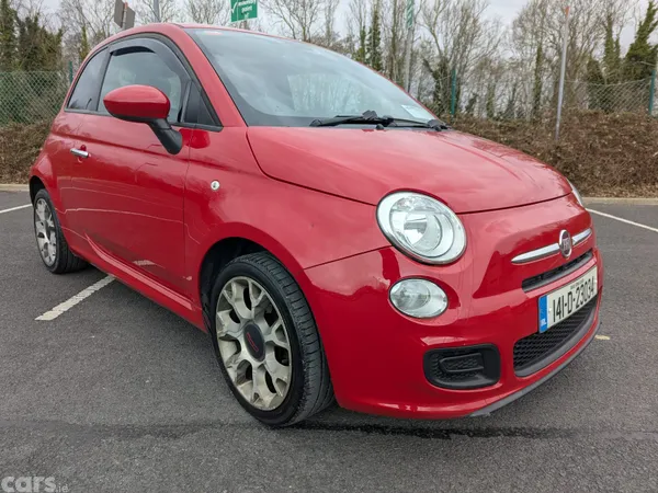 Fiat 500 Hatchback, Petrol, 2014, Red