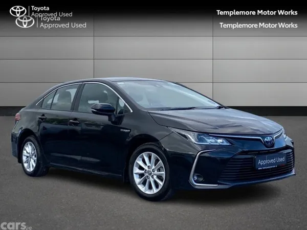 Toyota Corolla Saloon, Petrol Hybrid, 2022, Black