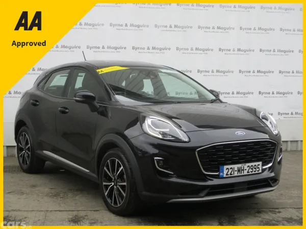 Ford Puma MPV, Petrol Hybrid, 2022, Black