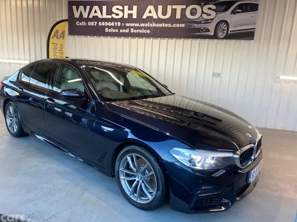 BMW 5-Series Saloon, Diesel, 2018, Black