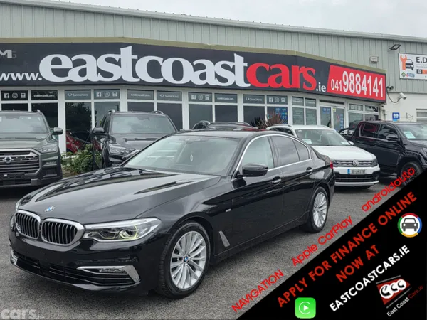 BMW 5-Series Saloon, Diesel, 2017, Black