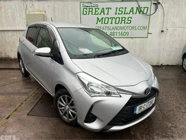 Toyota Vitz Hatchback, Petrol, 2018, Silver