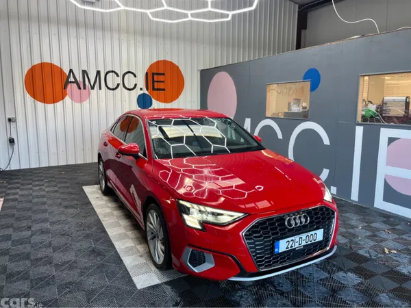 Audi A3 Saloon, Petrol, 2021, Red