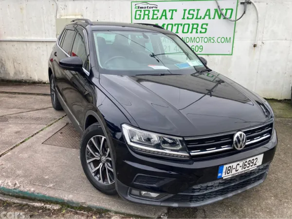 Volkswagen Tiguan Hatchback, Petrol, 2018, Black