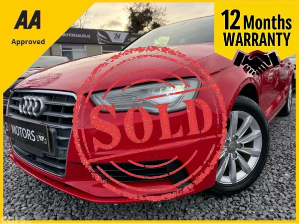Audi A3 Saloon, Petrol, 2016, Red