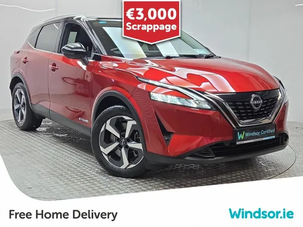 Nissan Qashqai MPV, Petrol Hybrid, 2023, Orange