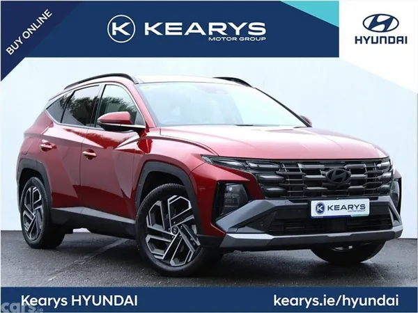Hyundai Tucson SUV, Petrol Plug-in Hybrid, 2025, Red