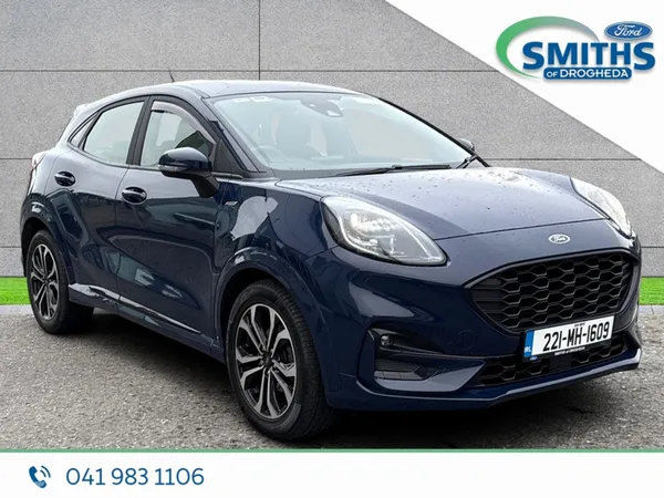 Ford Puma MPV, Petrol Hybrid, 2022, Blue