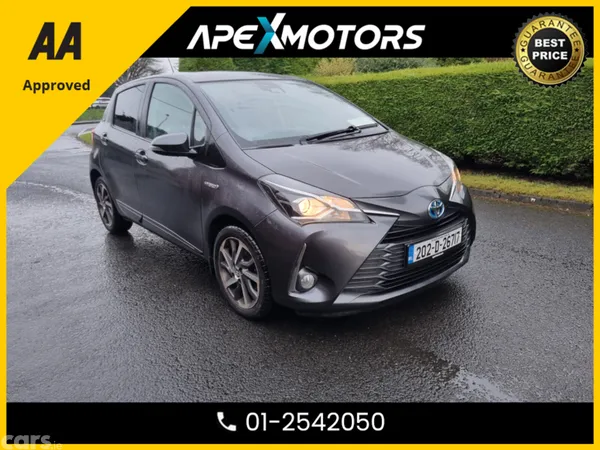 Toyota Yaris Hatchback, Petrol Hybrid, 2020, Grey