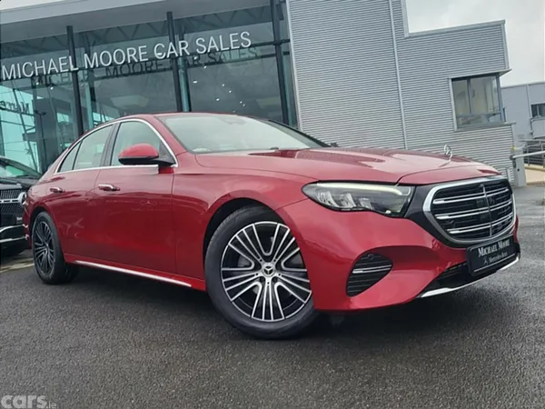 Mercedes-Benz E-Class Saloon, Diesel Hybrid, 2027, Red
