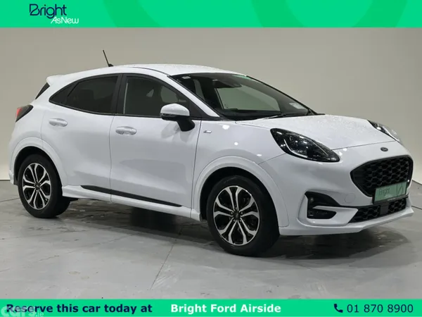 Ford Puma MPV, Petrol Hybrid, 2024, White