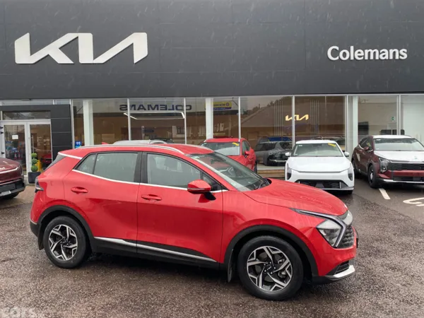 Kia Sportage SUV, Diesel Hybrid, 2023, Red