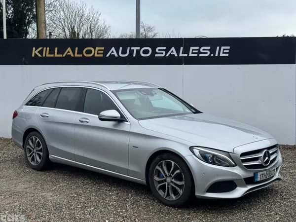 Mercedes-Benz C-Class Estate, Petrol Plug-in Hybrid, 2017, Silver