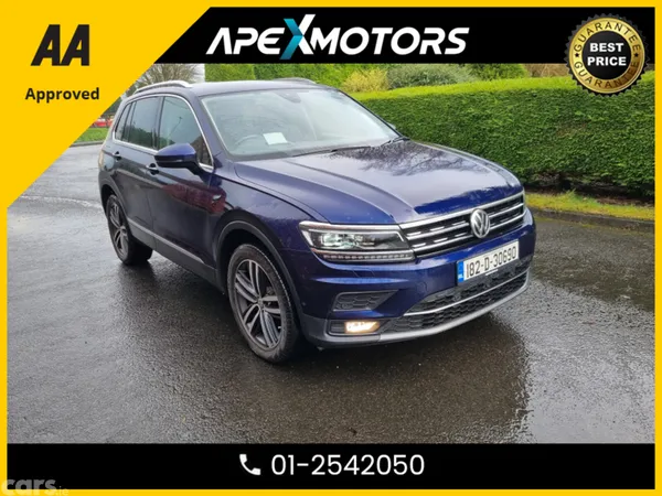 Volkswagen Tiguan SUV, Diesel, 2018, Blue