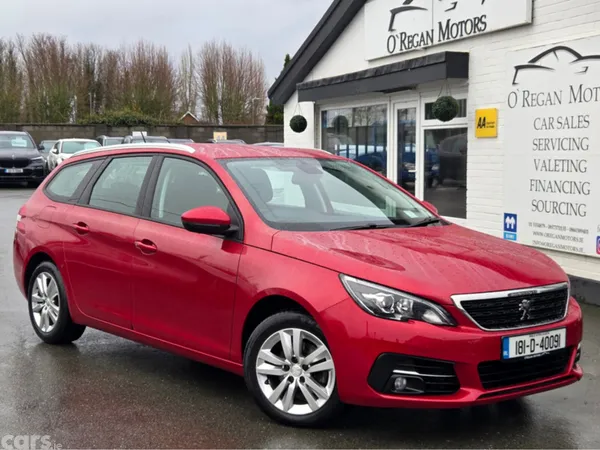 Peugeot 308 Estate, Diesel, 2018, Red