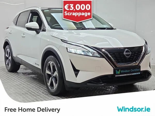 Nissan Qashqai MPV, Petrol Hybrid, 2024, White
