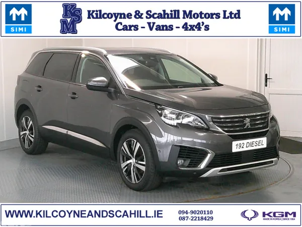 Peugeot 5008 SUV, Diesel, 2019, Grey