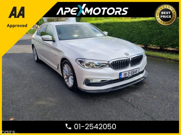 BMW 5-Series Saloon, Diesel, 2018, White