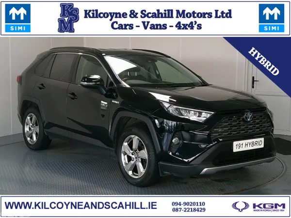 Toyota RAV4 SUV, Petrol Hybrid, 2019, Black