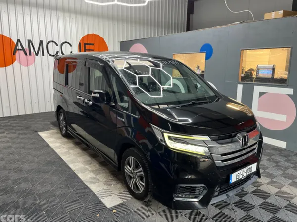 Honda Stepwagon MPV, Petrol Hybrid, 2019, Black