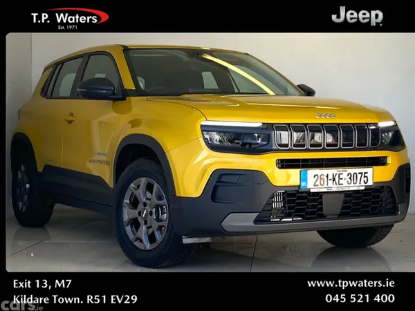 Jeep Avenger Hatchback, Petrol Hybrid, 2026, Yellow