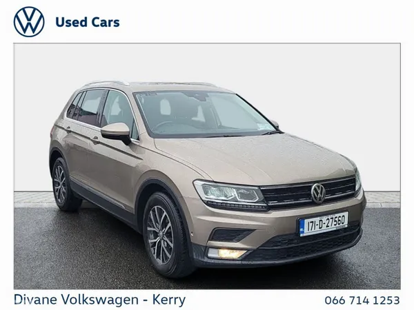 Volkswagen Tiguan SUV, Diesel, 2017, Beige