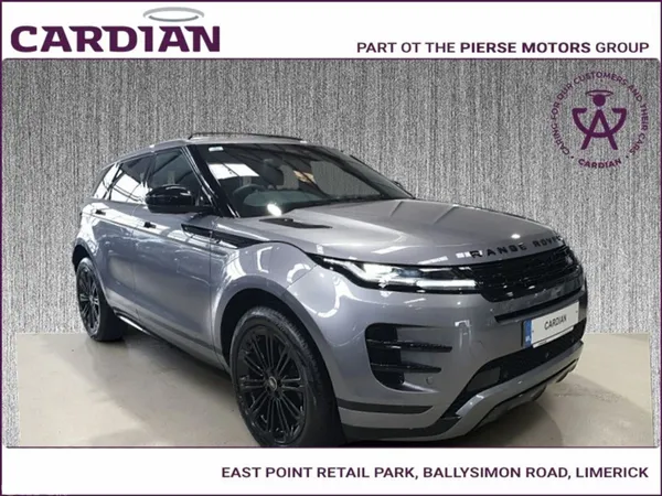 Land Rover Range Rover Evoque SUV, Petrol Hybrid, 2025, Grey