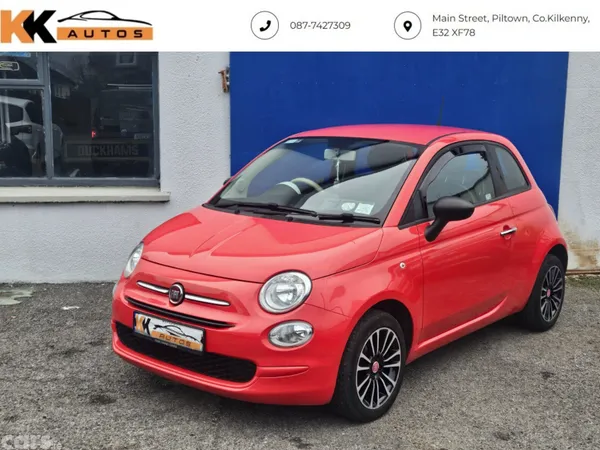 Fiat 500 Hatchback, Petrol, 2018, Pink