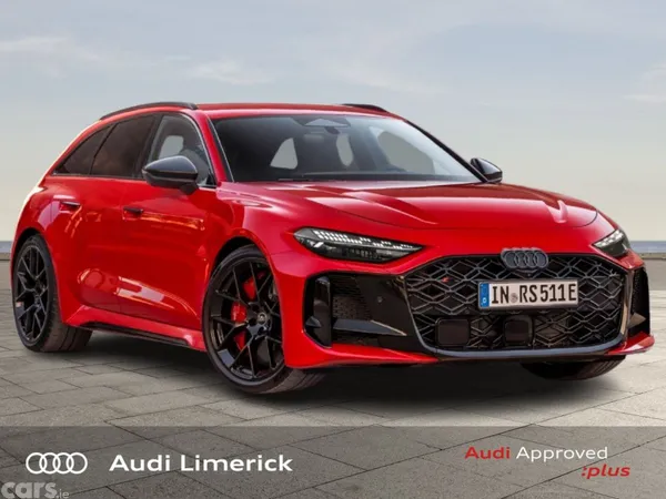 Audi RS5 Estate, Petrol Plug-in Hybrid, 2026, Red