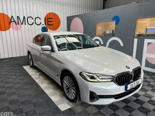 BMW 5-Series Saloon, Petrol Plug-in Hybrid, 2020, White