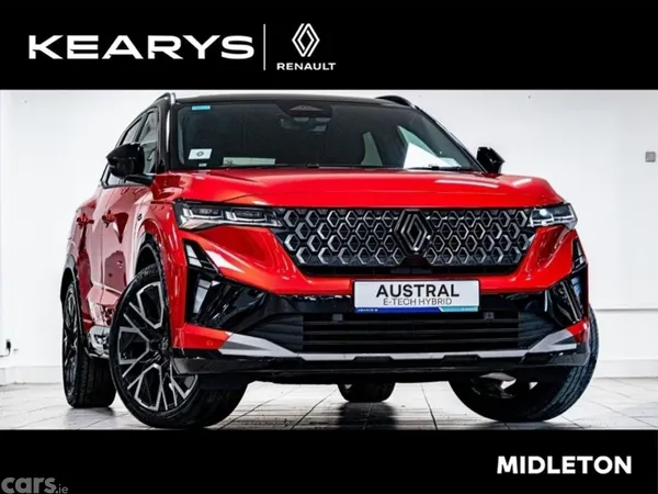 Renault Austral SUV, Petrol Hybrid, 2026, Red