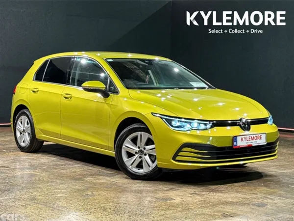 Volkswagen Golf Hatchback, Petrol Hybrid, 2021, Yellow