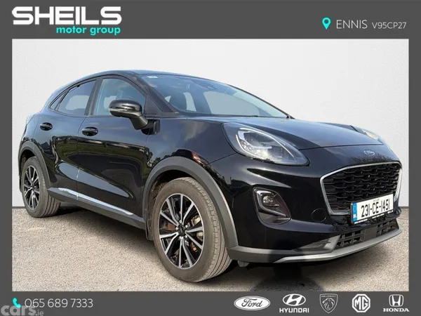 Ford Puma SUV, Petrol Hybrid, 2023, Black