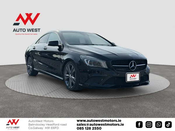 Mercedes-Benz CLA Saloon, Petrol, 2016, Black