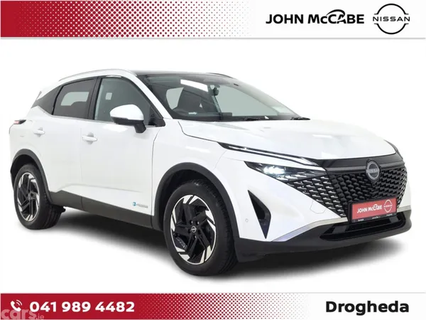 Nissan Qashqai MPV, Petrol Hybrid, 2025, White