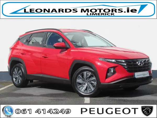 Hyundai Tucson SUV, Petrol Hybrid, 2021, Red