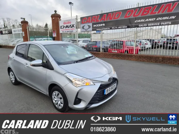 Toyota Vitz Hatchback, Petrol, 2019, Silver