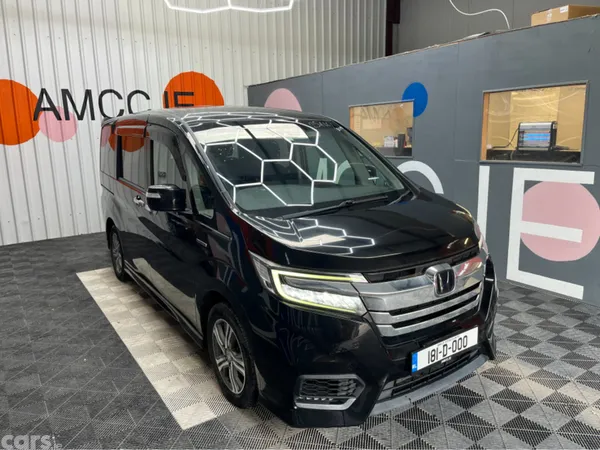 Honda Stepwagon MPV, Petrol Hybrid, 2018, Black