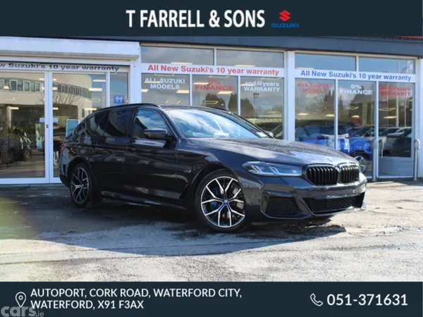BMW 5-Series Estate, Petrol Plug-in Hybrid, 2024, Grey