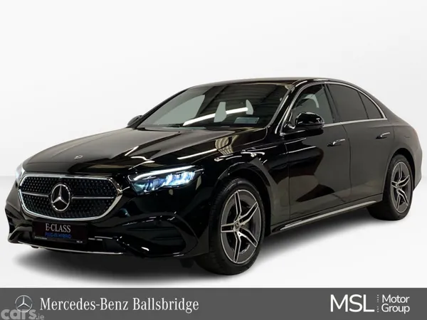 Mercedes-Benz E-Class Saloon, Diesel Plug-in Hybrid, 2026, Black