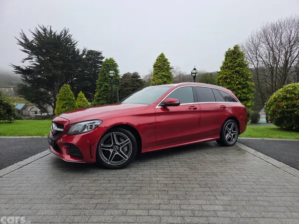 Mercedes-Benz C-Class Estate, Diesel Plug-in Hybrid, 2020, Red