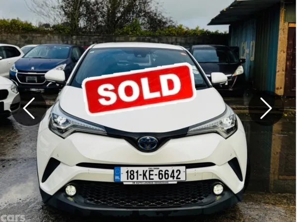 Toyota C-HR Hatchback, Petrol Hybrid, 2018, White