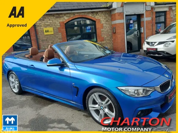 BMW 4-Series Convertible, Diesel, 2016, Blue