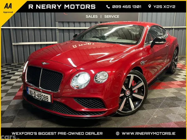Bentley Continental Coupe, Petrol, 2016, Red