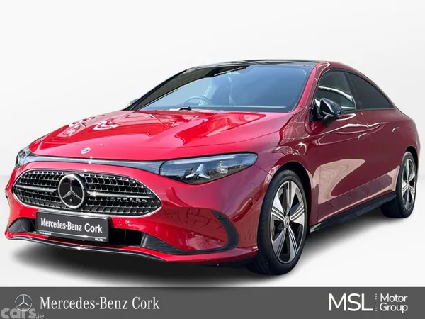 Mercedes-Benz CLA Saloon, Petrol Hybrid, 2026, Red