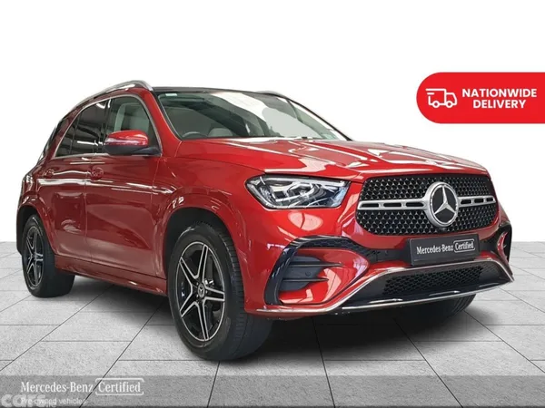 Mercedes-Benz GLE SUV, Diesel Plug-in Hybrid, 2024, Red