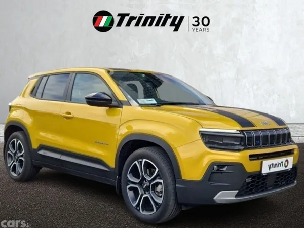 Jeep Avenger SUV, Electric, 2026, Yellow