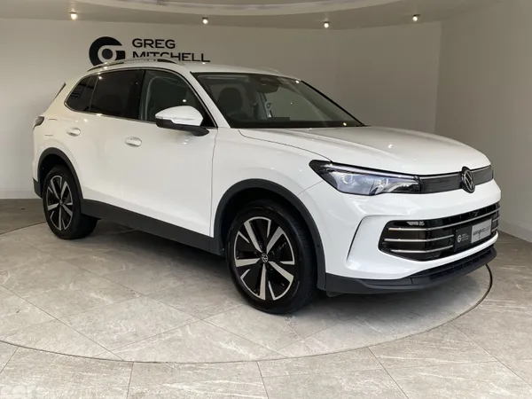 Volkswagen Tiguan SUV, Petrol Hybrid, 2024, White